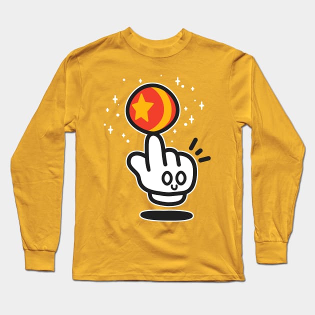 Hands In Long Sleeve T-Shirt by Jaime Ugarte